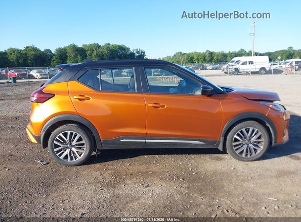 3N1CP5DV9ML495614 2021 NISSAN KICKS Orange უკანა სალონის ხედი