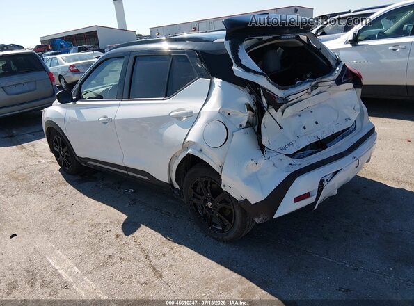 3N1CP5DV9ML511844 2021 NISSAN KICKS White Trasero izquierdo