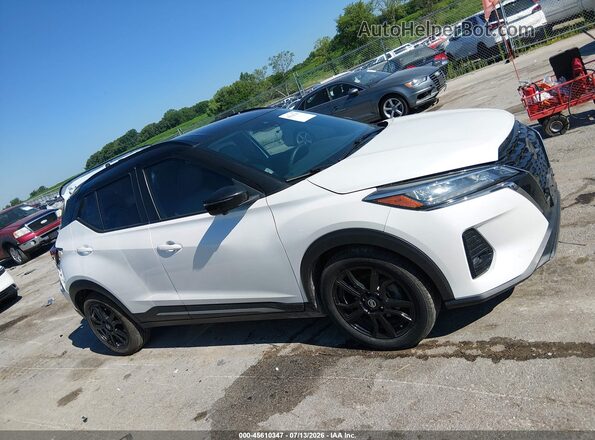3N1CP5DV9ML511844 2021 NISSAN KICKS White Vista interior de 360 grados