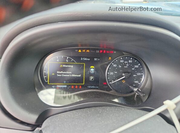 3N1CP5DV9PL554410 2023 NISSAN KICKS Black Vista del cuadro de instrumentos