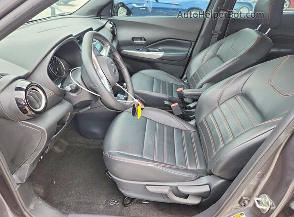 3N1CP5DVXLL545189 2020 NISSAN KICKS Gray Vista interior delantera