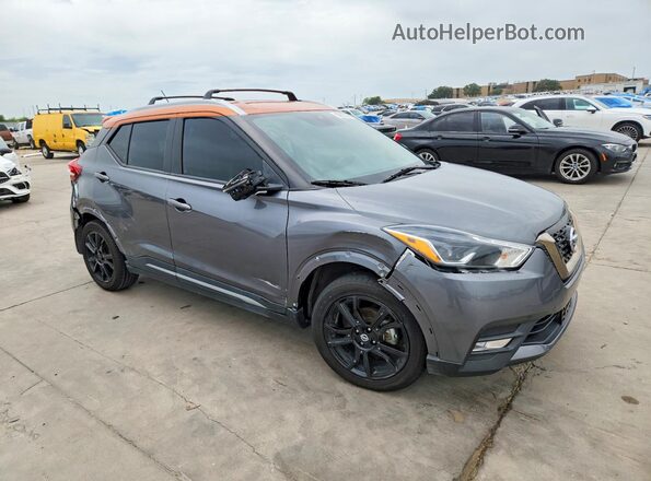 3N1CP5DVXLL545189 2020 NISSAN KICKS Gray Delantero derecho