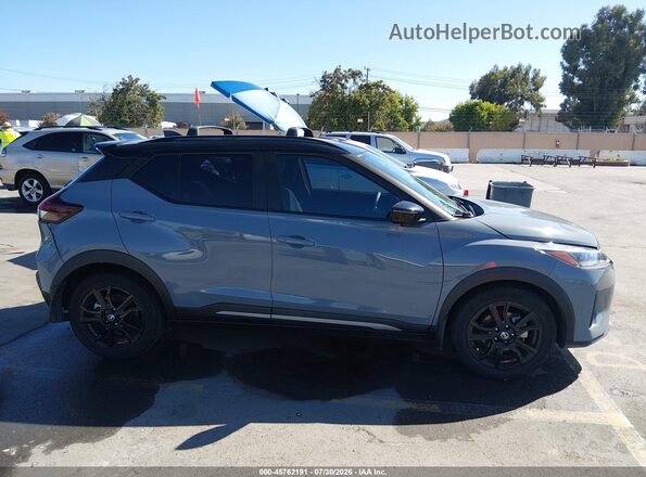 3N1CP5DVXML528149 2021 NISSAN KICKS Gray უკანა სალონის ხედი