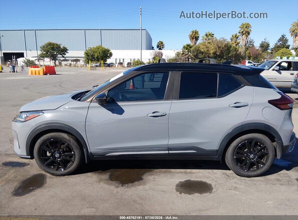 3N1CP5DVXML528149 2021 NISSAN KICKS Gray სალონის 360-გრადუსიანი ხედი