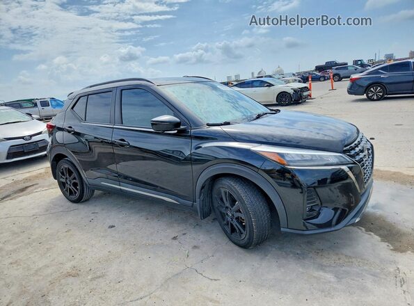 3N1CP5DVXNL476653 2022 NISSAN KICKS Black Przód prawy