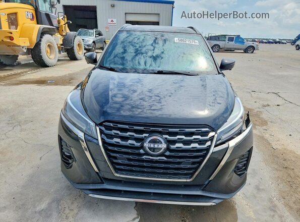 3N1CP5DVXNL476653 2022 NISSAN KICKS Black Widok z przodu