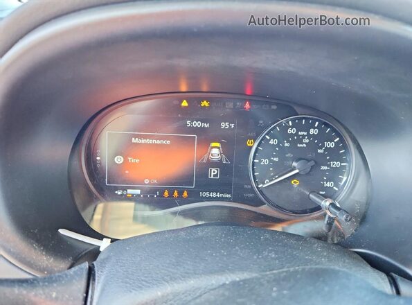3N1CP5DVXNL479682 2022 NISSAN KICKS White Instrument cluster view