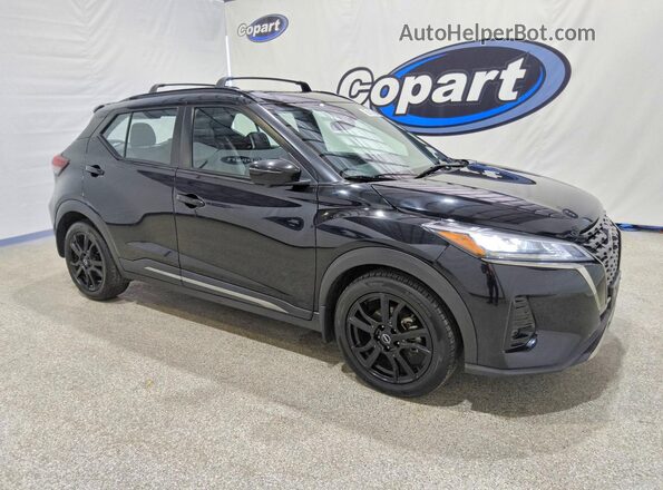 3N1CP5DVXPL498266 2023 NISSAN KICKS Black Front right