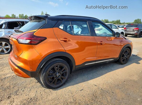 3N1CP5DVXPL528186 2023 NISSAN KICKS Orange Trasero derecho