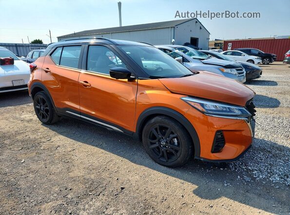 3N1CP5DVXPL528186 2023 NISSAN KICKS Orange Delantero derecho