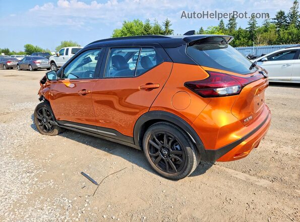 3N1CP5DVXPL528186 2023 NISSAN KICKS Orange Trasero izquierdo