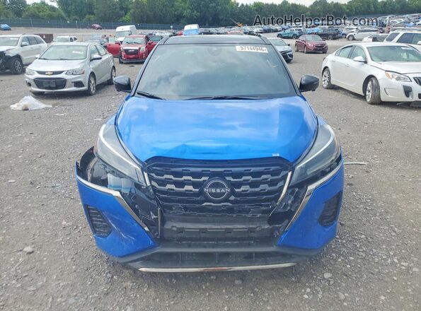 3N1CP5DVXRL536324 2024 NISSAN KICKS Blue წინა ხედი
