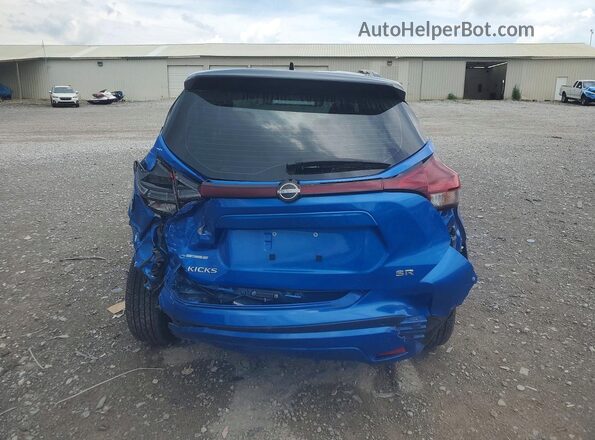 3N1CP5DVXRL536324 2024 NISSAN KICKS Blue უკანა ხედი
