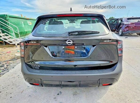 3N8AP6BA4SL309215 2025 NISSAN KICKS Black Rear view