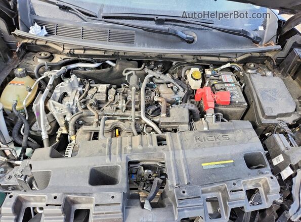 3N8AP6BA4SL309215 2025 NISSAN KICKS Black Engine compartment view