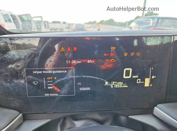 3N8AP6BA7SL322847 2025 NISSAN KICKS Black ხელსაწყოთა პანელის ხედი