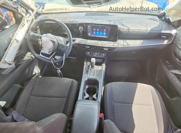 3N8AP6BA8SL396925 2025 NISSAN KICKS Blue Dashboard view