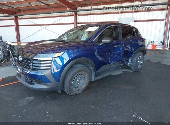 3N8AP6BA9SL338502 2025 NISSAN KICKS Dark Blue წინა მარცხენა ხედი სამი მეოთხედიდან