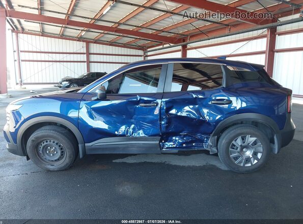 3N8AP6BA9SL338502 2025 NISSAN KICKS Dark Blue სალონის 360-გრადუსიანი ხედი