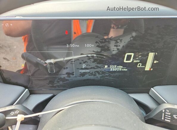 3N8AP6BB0SL372742 2025 NISSAN KICKS Charcoal ხელსაწყოთა პანელის ხედი