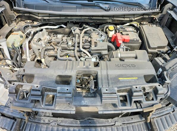 3N8AP6BB0SL372742 2025 NISSAN KICKS Charcoal ძრავის განყოფილების ხედი