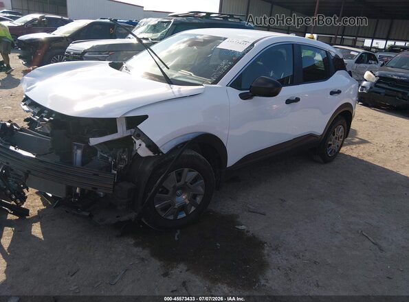 3N8AP6BB3SL322918 2025 NISSAN KICKS Белый Передняя левая четверть