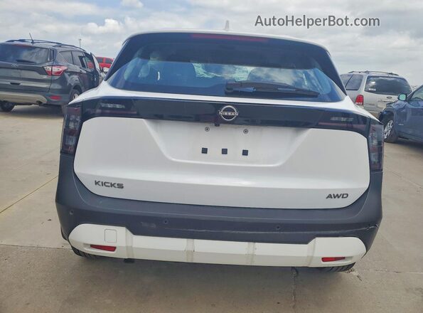 3N8AP6BB4SL379032 2025 NISSAN KICKS White Հետևի տեսք