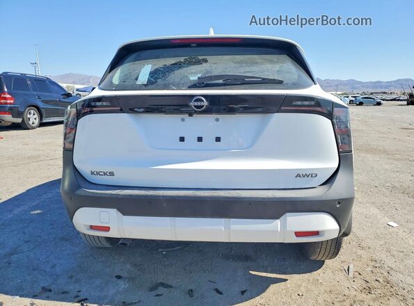 3N8AP6BB9SL336967 2025 NISSAN KICKS White Вид ззаду