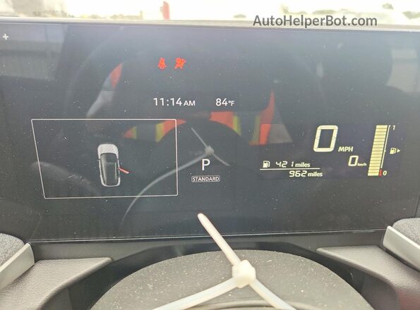 3N8AP6BE3TL368745 2026 NISSAN KICKS Серый Вид щитка приборов