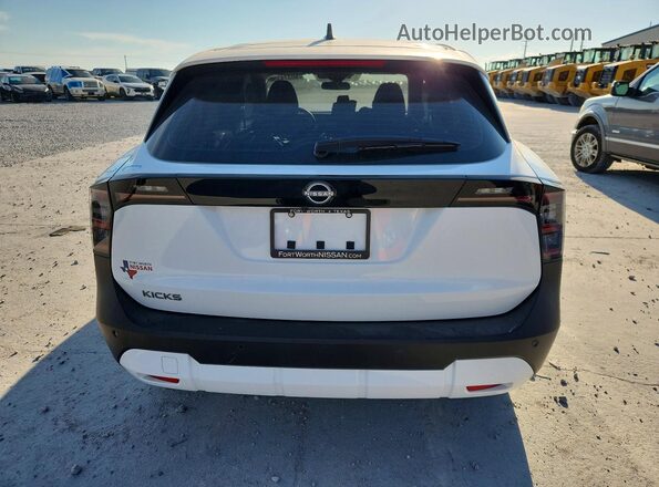 3N8AP6BEXTL351053 2026 NISSAN KICKS White უკანა ხედი