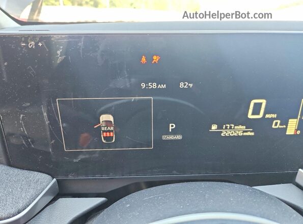 3N8AP6CA0SL308643 2025 NISSAN KICKS Black Instrument cluster view