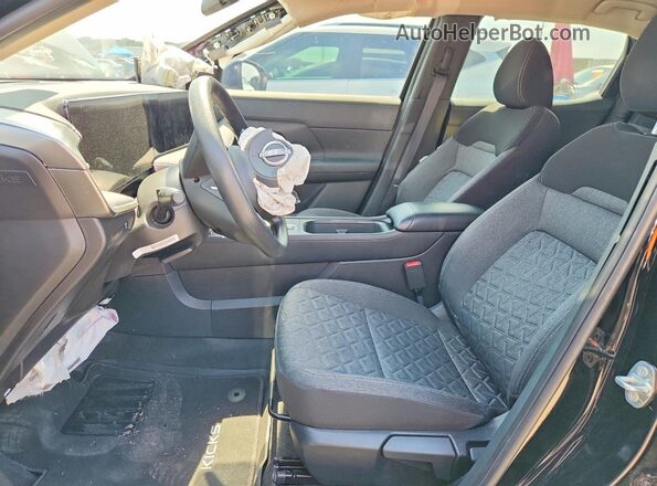 3N8AP6CA0SL423128 2025 NISSAN KICKS Black Front interior view