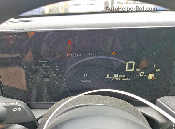 3N8AP6CA4SL427778 2025 NISSAN KICKS Gray ხელსაწყოთა პანელის ხედი