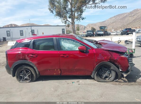 3N8AP6CA5SL382107 2025 NISSAN KICKS Red Սարքավորումների վահանակի տեսք