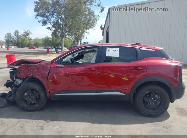 3N8AP6CA5SL382107 2025 NISSAN KICKS Red Սալոնի հետևի տեսք
