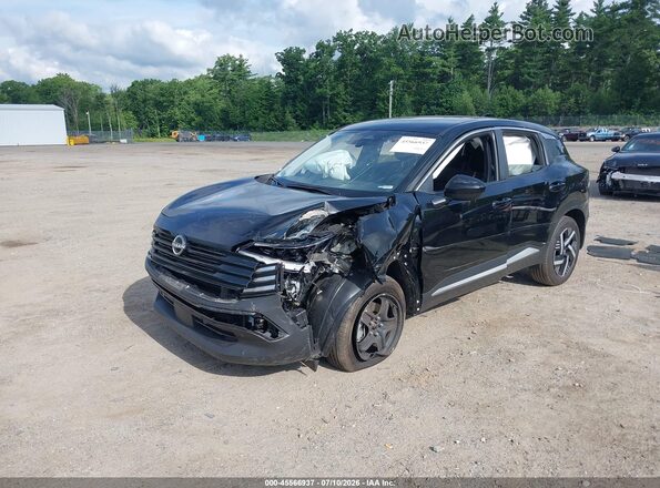 3N8AP6CA8SL312214 2025 NISSAN KICKS Black Առջևի ձախ երեք քառորդ տեսարան