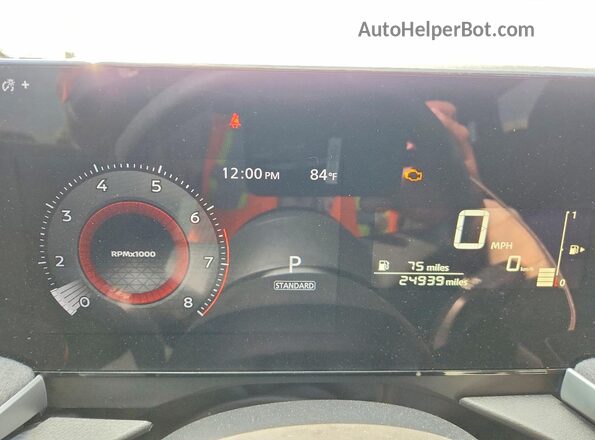 3N8AP6CAXSL355355 2025 NISSAN KICKS Black Instrument cluster view
