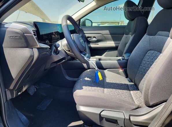 3N8AP6CAXSL355355 2025 NISSAN KICKS Black Front interior view