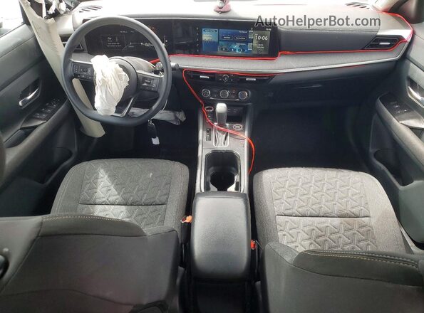 3N8AP6CAXSL426957 2025 NISSAN KICKS White Widok deski rozdzielczej