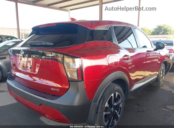 3N8AP6CB1SL344768 2025 NISSAN KICKS Red Rear right