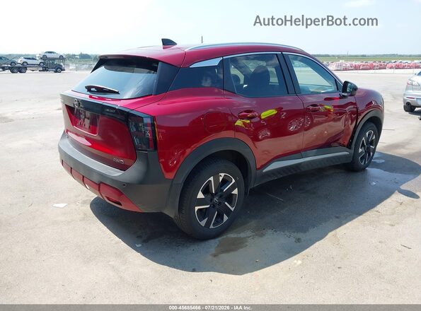 3N8AP6CB1TL324151 2026 NISSAN KICKS Красный Задняя правая четверть