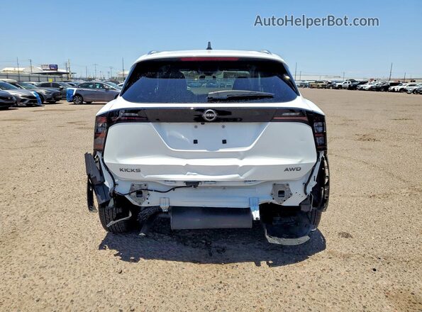 3N8AP6CB2TL365615 2026 NISSAN KICKS White უკანა ხედი