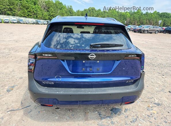 3N8AP6CB4SL382415 2025 NISSAN KICKS Синий Вид сзади