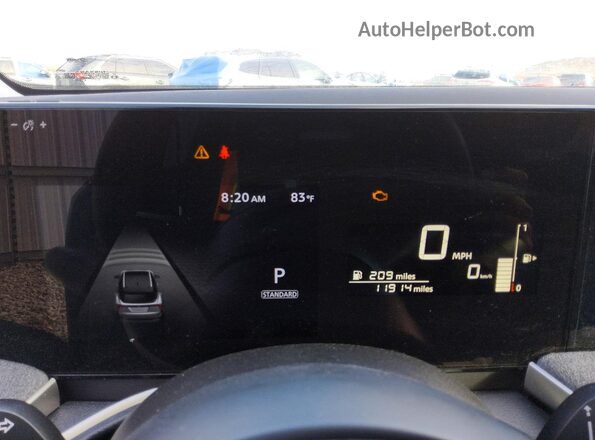 3N8AP6CB4TL364384 2026 NISSAN KICKS Gray Vista del cuadro de instrumentos