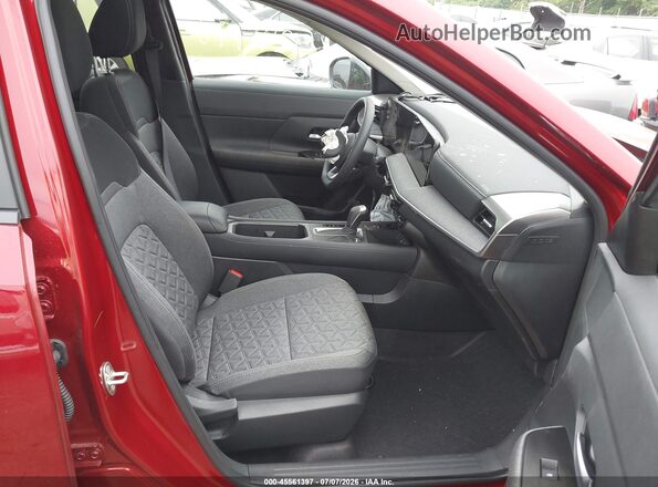 3N8AP6CB5TL352552 2026 NISSAN KICKS Red Widok wnętrza z przodu