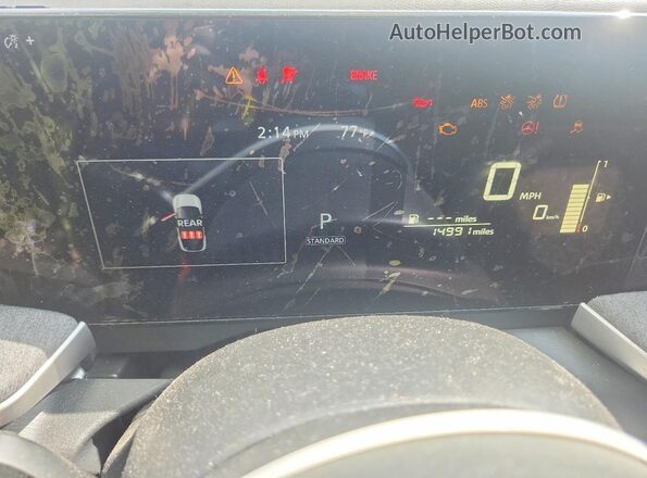 3N8AP6CB6SL331191 2025 NISSAN KICKS Brown Instrument cluster view