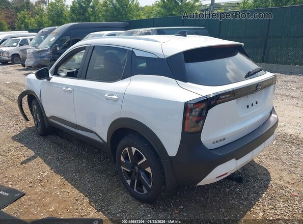3N8AP6CB6TL335209 2026 NISSAN KICKS White Trasero izquierdo