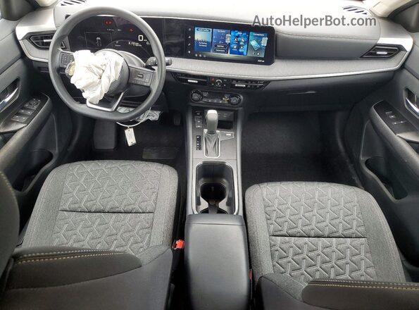 3N8AP6CB7TL315681 2026 NISSAN KICKS White Dashboard view