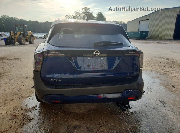 3N8AP6CB9TL387627 2026 NISSAN KICKS Blue Հետևի տեսք