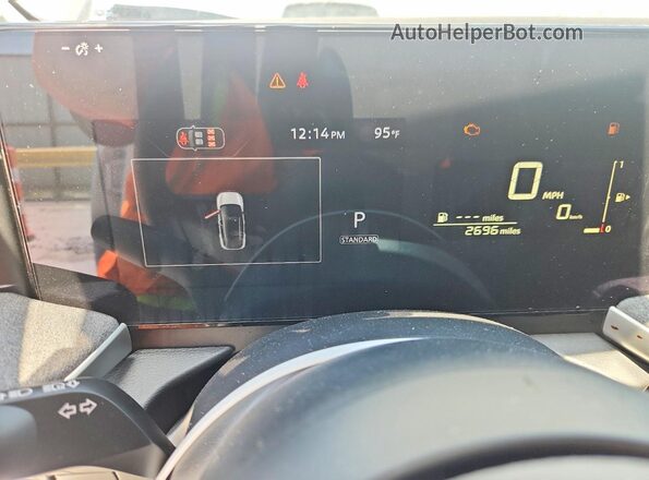 3N8AP6CE0TL378440 2026 NISSAN KICKS White Instrument cluster view
